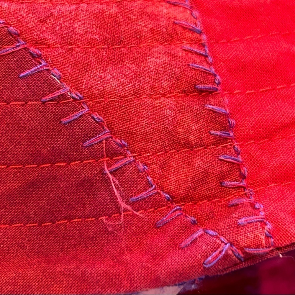 Homemade Quilted Patchwork Bohemian Festival Bucket Hat Size Small - Picture 13 of 13